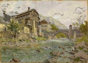 Blick auf Tržič und Tržiška Bistrica