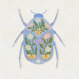 Frühlingsblüten Käfer, 2023 von Lady Ann de Borja