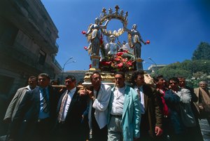Fest des San Leo, Bova, Kalabrien, Italien (Foto)