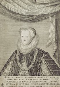 Anna Habsburg (1573-98), Königin von Polen, 1596