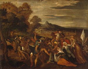 Der Weg nach Golgatha von Lambert Sustris