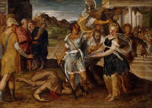 Die Hinrichtung von Johannes dem Täufer, 16. Jahrhundert