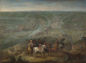 Französische Kommandanten bei der Belagerung von Rheinberg, 1672