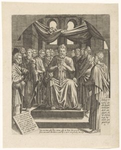 Der gerechte Fürst (Allegorie auf gute Regierung) von Lambertus Suavius