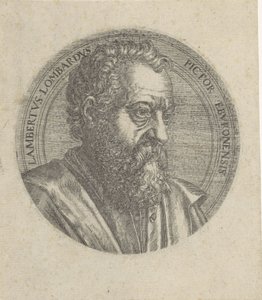 Porträt von Lambert Lombard von Lambertus Suavius