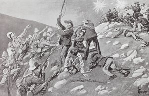 Angriff der Inniskillings, Schlacht von Tugela Heights von Lance Thackeray
