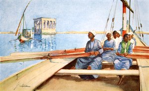 Nach Philae in einer Feluke, 1908 von Lance Thackeray