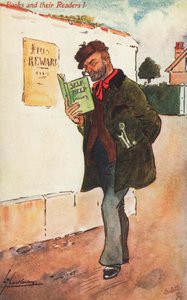 Arbeiter, der ein Selbsthilfebuch liest