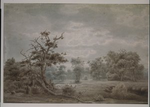 Waldlandschaft aus Düsseldorf von Lars Hertervig