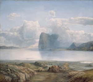 Insel Borgøya von Lars Hertervig