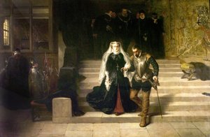 Maria Stuart wird zu ihrer Hinrichtung geführt, 1871