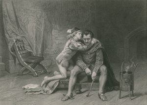 Prinz Arthur und Hubert, König Johann
