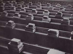 Bücher in der Kapelle, Eton von Laszlo Moholy Nagy