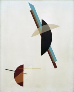 Auf weißem Grund von Laszlo Moholy Nagy