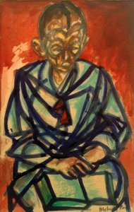 Ohne Titel (Seemann Miklós, in Buch lesend)