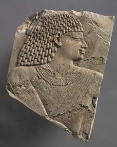 Kleiner Männerkopf, ca. 667-647 v. Chr. von Late Period Egyptian