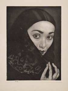 Dame mit einem Schal, veröffentlicht 1926