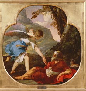 Elia wird von einem Engel gerettet, um 1630