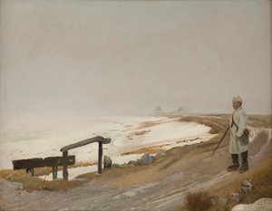 Nebliger Wintertag. Karrebæksminde