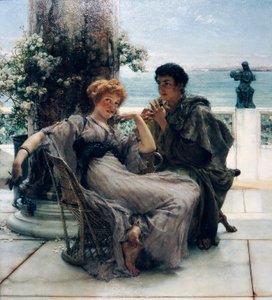 Werbung (Der Antrag) von Lawrence Alma Tadema
