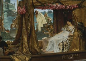 Das Treffen von Antonius und Kleopatra, 1885 von Lawrence Alma Tadema