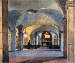 Die Kapelle von St. Faith, in der Krypta von Lawrence Deller