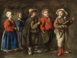 Antoine Le Nain - Die jungen Musiker, ca. 1640