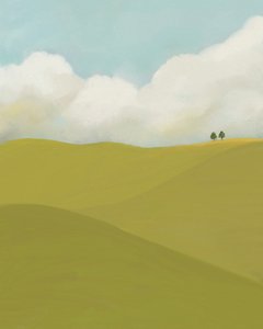 Wolken und Felder, ca. 2018