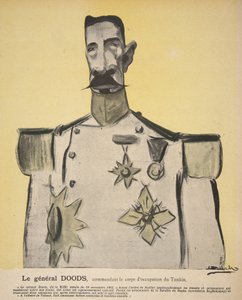 General Doods, Kommandant des Besatzungskorps von Tonkin, Illustration aus 