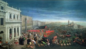 Riva degli Schiavoni, Venedig von Leandro da Ponte Bassano