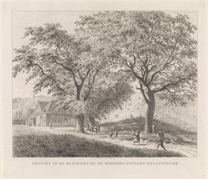 Ansicht der Blinkert
Ansicht der Blinkert, bei der Herberge namens Kraantje-Lek
Ansichten in der Umgebung von Haarlem (Serientitel) von Leendert Overbeek