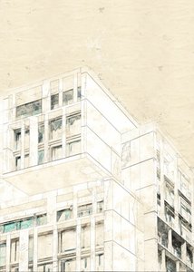 Moderner architektonischer Entwurf