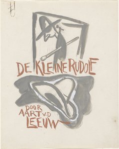 Entwurf für einen Bucheinband für: Aart van der Leeuw, De kleine Rudolf, 1930 von Leo Gestel