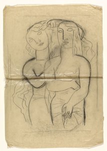 Zwei stehende Frauen von Leo Gestel