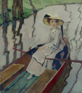Grauer Herbsttag von Leo Putz