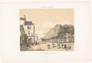 Blick auf die Place Du Guesclin in Dinan