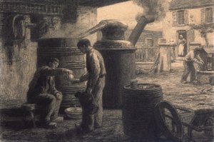 Die Brennerei, ca. 1872