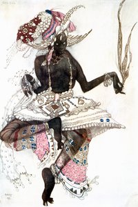 Bayadere-Kostümentwurf für Le Dieu Bleu Der Blaue Gott, 1911 von Leon Bakst