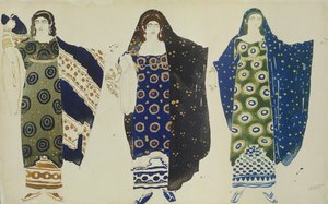Kostümentwurf für Ödipus auf Kolonos von Sophokles, 1904