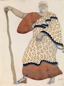 Kostümentwurf für das Drama Ödipus auf Kolonos von Sophokles, 1904