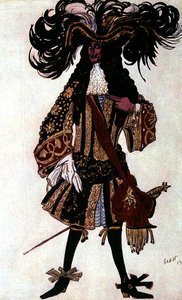 Kostümentwurf für die Königsgarde, aus Dornröschen von Leon Bakst