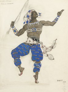 Kostümentwurf für das Ballett Oriental Fantasy Ballet Hindu, 1913