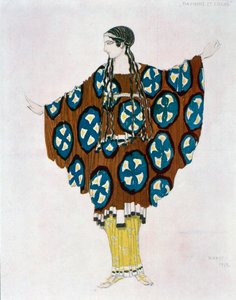 Kostüm für Daphnis und Chloe von Maurice Ravel (1875-1937) 1912