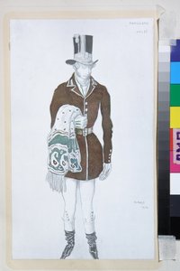 Kostüm für das Ballett Die Schmetterlinge von Robert Schumann von Leon Bakst