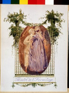 Titelblatt eines Programms des Ermitage-Theaters