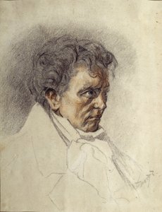 Porträt von Ludwig van Beethoven (1770-1827) von Leon Bakst