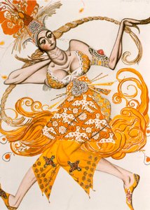 Der Feuervogel, Kostüm für das Ballett von Igor Strawinsky, 1910 von Leon Bakst