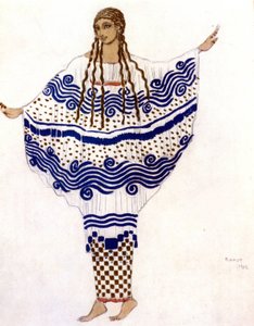 Der Nachmittag eines Fauns von Claude Debussy, Kostüm von Léon Bakst. von Leon Bakst
