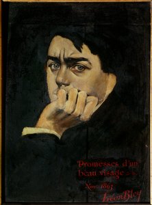 Selbstporträt Versprechen eines schönen Gesichts von Leon Bloy