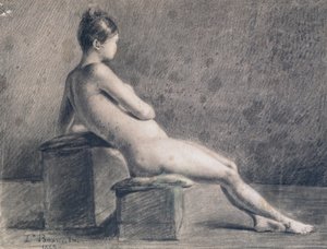Modell im Profil, um 1853-1922